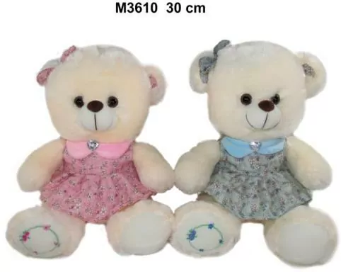 Miś w sukience 29cm MIX - tantis.pl