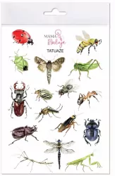 Tatuaże zmywalne Owady