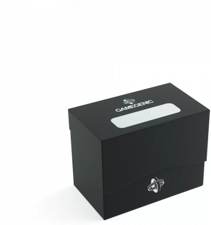 Pudełko Leżące Plastikowe na 80+ kart Czarne - tantis.pl