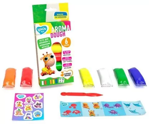 Plastelina Aroma 6 kolorów