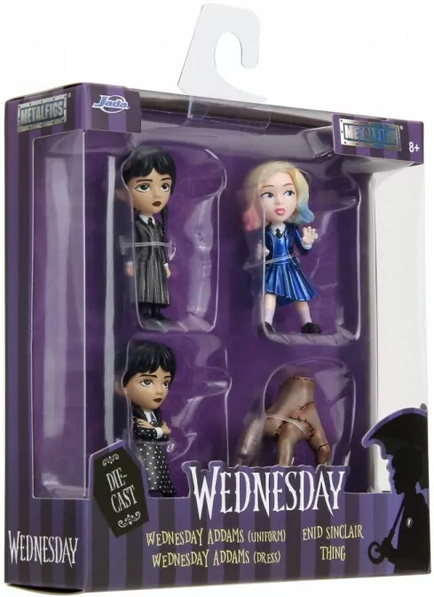 Wednesday. Figurki 4-pak 6,5cm - tantis.pl