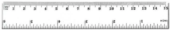 Tetis. Linijka, 15cm - tantis.pl