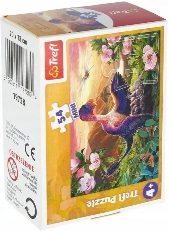 Puzzle 54 mini Niesamowite dinozaury 1 TREFL - tantis.pl