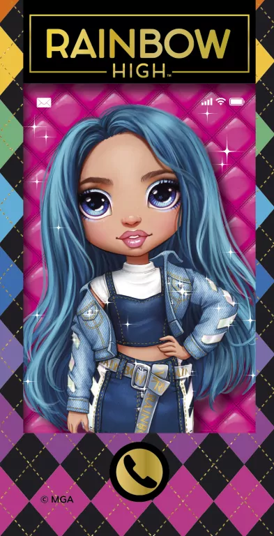 Rainbow High. Jade i Skyler. Książeczka telefon - tantis.pl