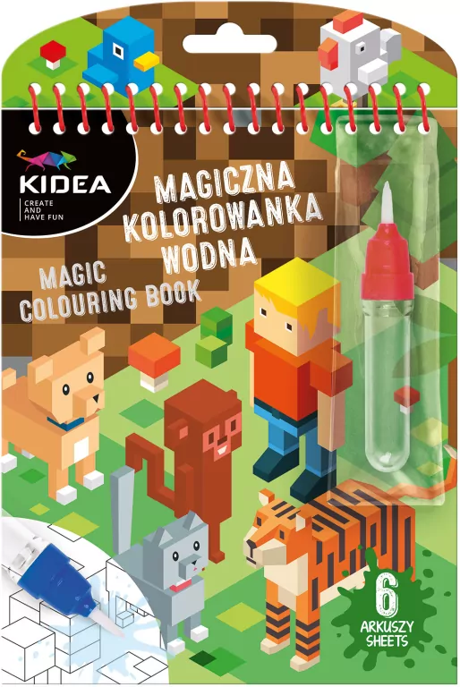 Kolorowanka magiczna wodna Games KIDEA - tantis.pl