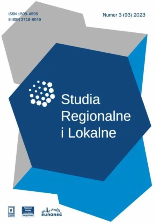 Studia Regionalne i Lokalne 3/2023 - tantis.pl