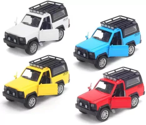 Auto terenowe metalowe światło i dźwięk