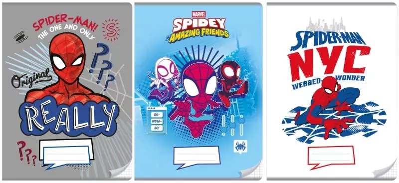 Zeszyt A4 32k. kratka Spider Man 1szt.mix - tantis.pl