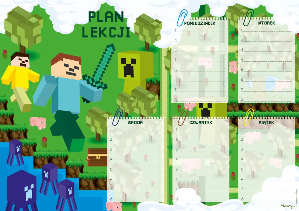 Plan lekcji A5 - Gra - tantis.pl