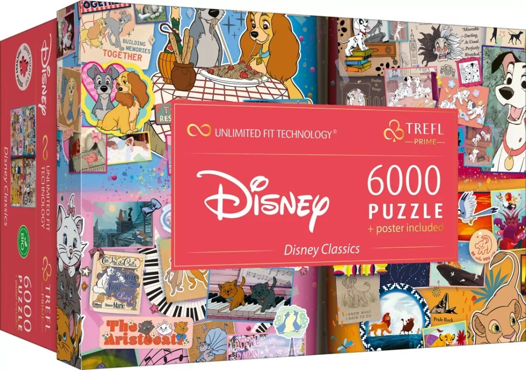 Puzzle 6000 Disney Magical Book of FairytalesTREFL - tantis.pl