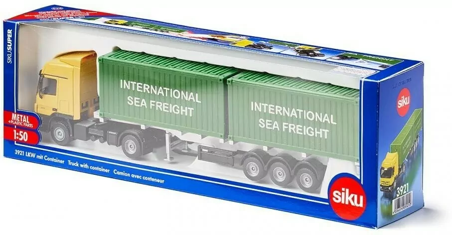 Ciężarówka z naczepą + kontener. Siku Super - tantis.pl