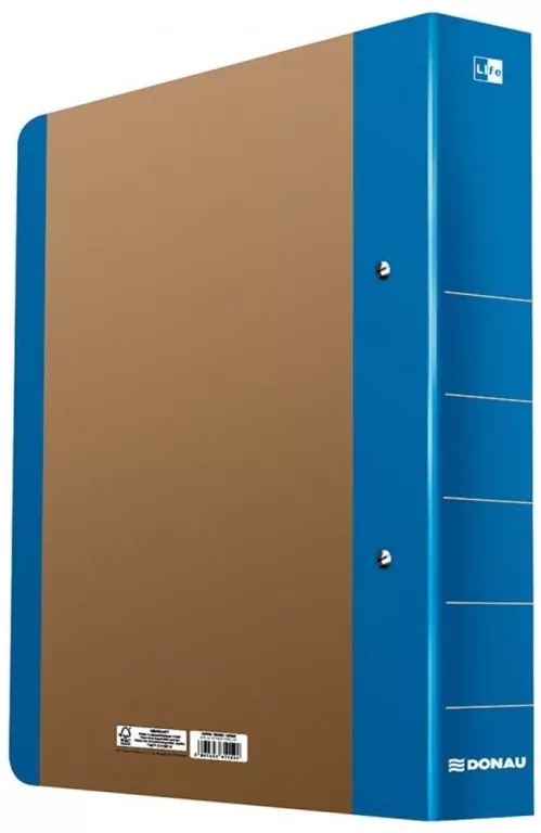 Segregator ringowy A4/2RD/50mm niebieski DONAU - tantis.pl