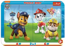 Puzzle ramkowe Baby. Wesoły Psi Patrol. 80022