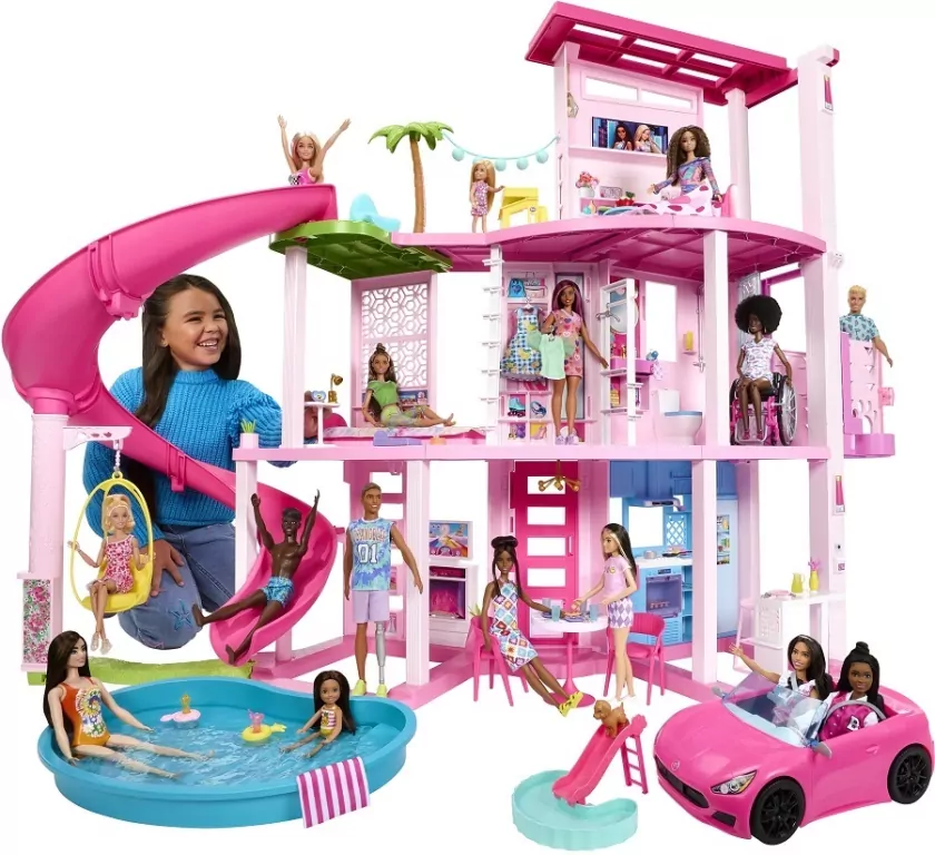 Mattel. Dom marzeń dla lalek Barbie Dreamhouse 2023 - tantis.pl