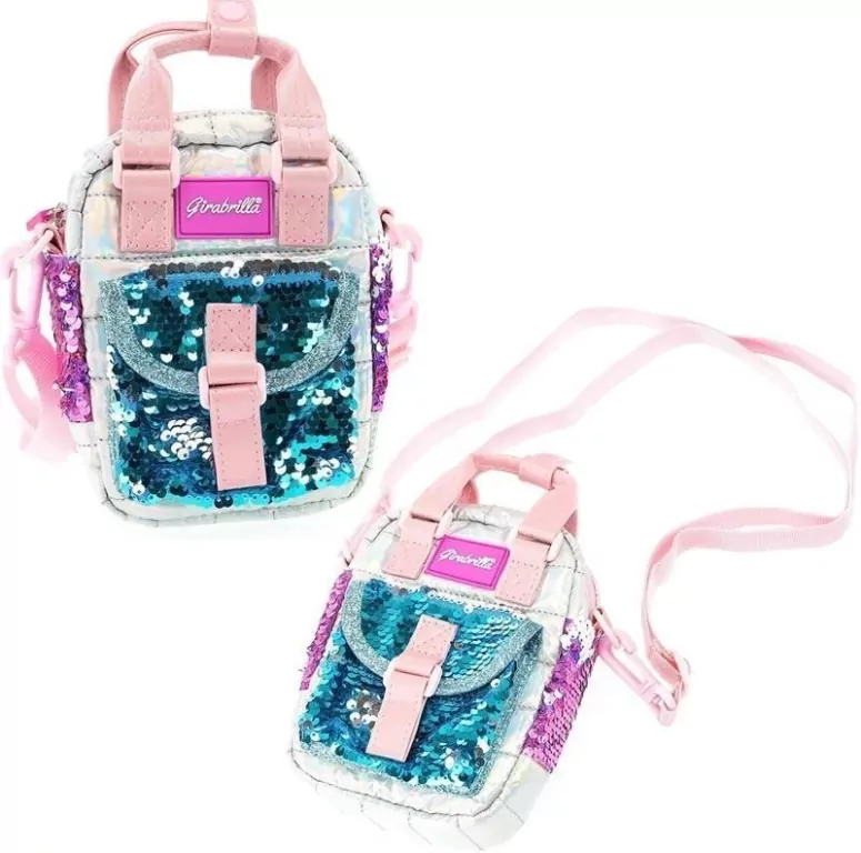 Torebka na ramię puffer niebieska - tantis.pl