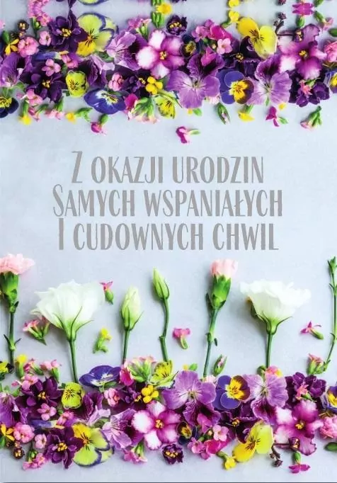 Kartka okolicznościowa Urodziny TS96 - tantis.pl