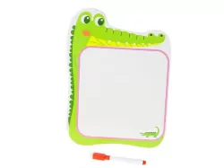 Tablica suchościeralna drewniana z flamastrem