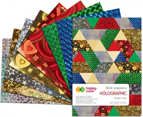 Blok A4/10K. Holographic 70g - tantis.pl
