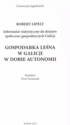 Gospodarka Leśna Galicji