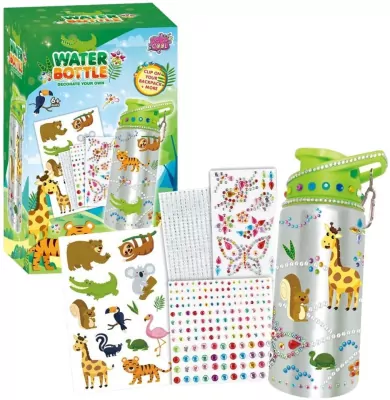 Zestaw kreatywny butelka na wodę zwierzęta