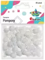 Pompony akrylowe białe - tantis.pl