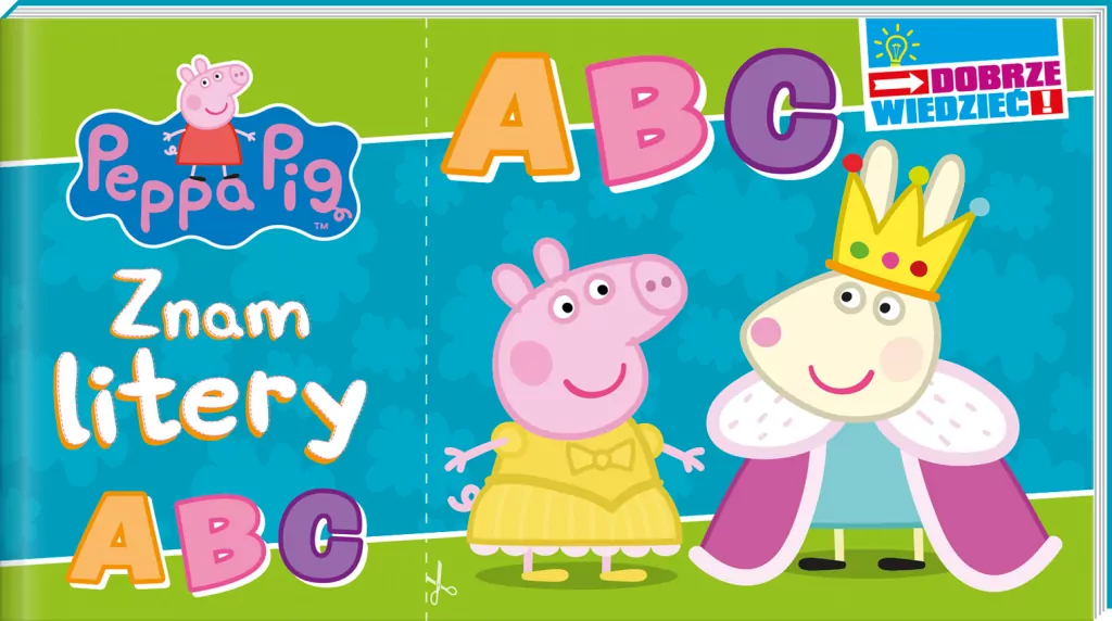 Peppa Pig. Dobrze wiedzieć cz. 2 Znam litery - tantis.pl