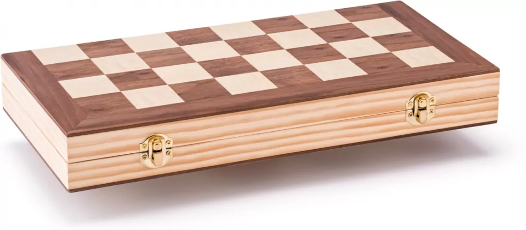 Szachy drewniane składane Royal Chess 92210 Popular - tantis.pl