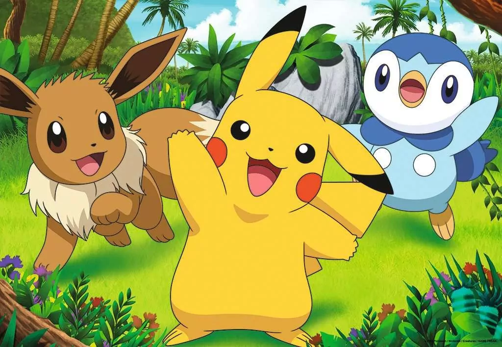 Ravensburger. Puzzle dla dzieci 2x24. Pokemon - tantis.pl