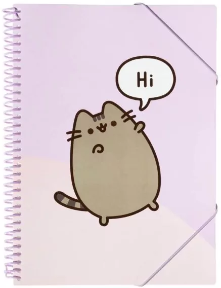 Skoroszyt A4 z gumką Pusheen CFA405 30 kartek - tantis.pl