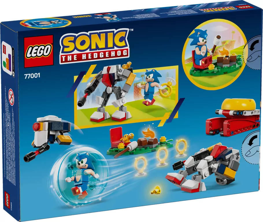 LEGO® Sonic The Hedgehog. Sonic i biwakowa bitwa 77001 - tantis.pl