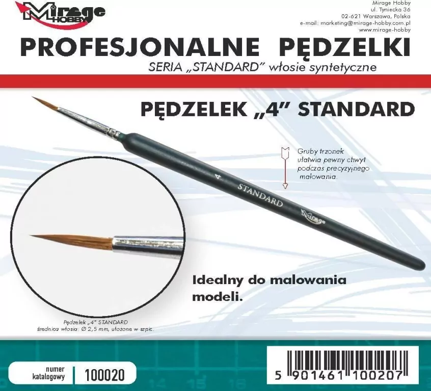 Pędzelek standard 4 - tantis.pl