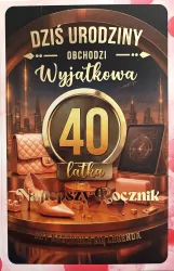 Karnet z wymiennymi rocznikami 40 damska