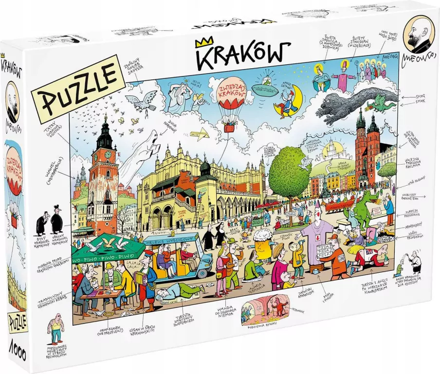 Puzzle 1000. Kraków - tantis.pl