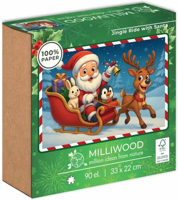 Puzzle 90 Podróż z Mikołajem ALEX - tantis.pl