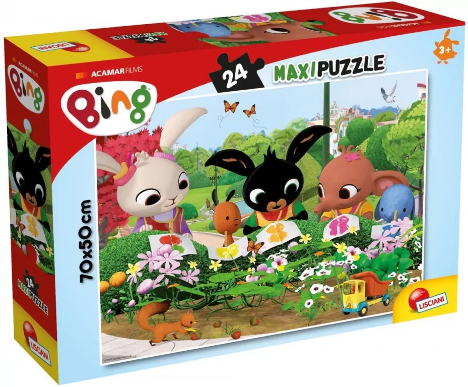 Lisciani. Puzzle 24 Supermaxi. Bing Obserwacja natury - tantis.pl