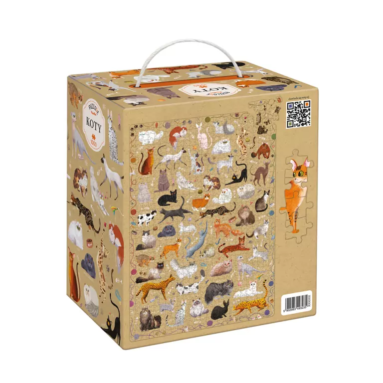 CzuCzu. Puzzlove. Koty 1000 el. - tantis.pl