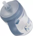 NUK. Butelka do nauki picia ze słomką. 150 ml. Pingwin - tantis.pl