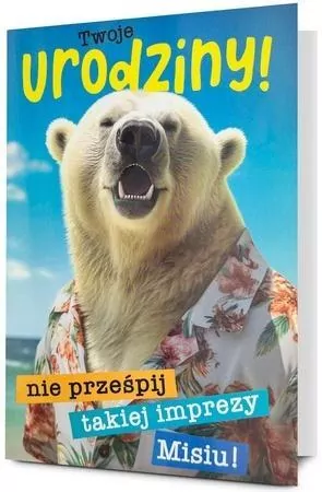 Karnet B6 Urodziny - tantis.pl