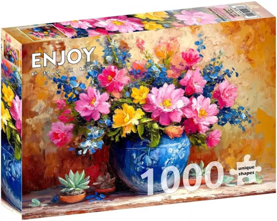 Puzzle 1000 Kolorowy bukiet - tantis.pl
