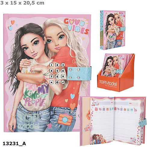 Pamiętnik na kod Top Model grający I'M GOOD 13231A - tantis.pl