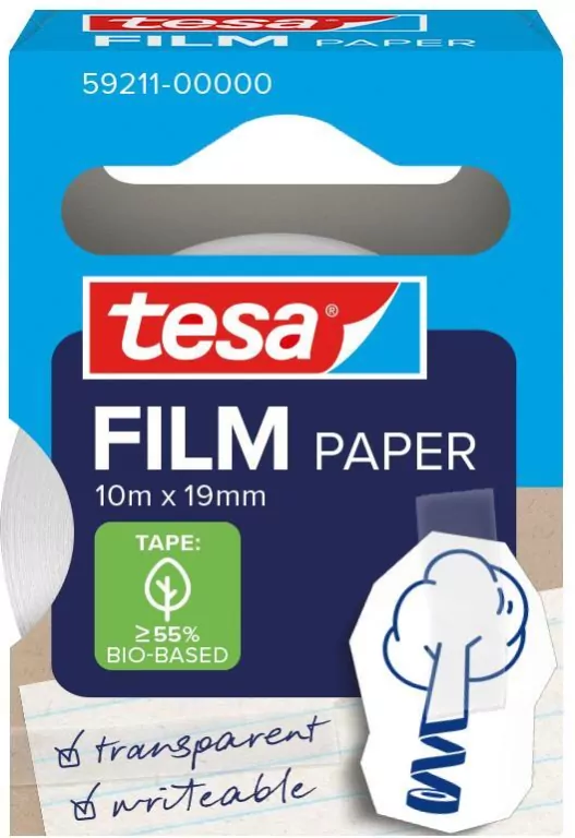 Taśma biurowa papierowa Tesafilm 10mx19mm - tantis.pl