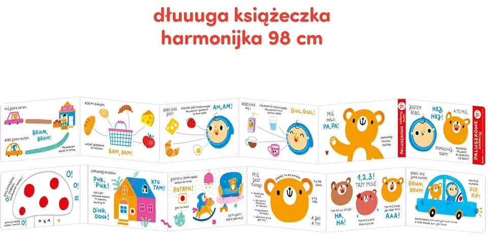 CzuCzu. Paluszkowe zabawy dla dzieci 12 mies.+ - tantis.pl