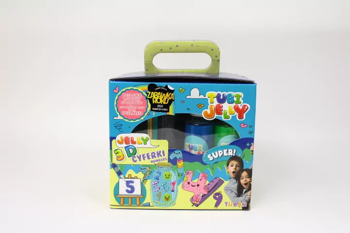 Tubi Jelly 6 kol. z akwarium. Cyferki - tantis.pl