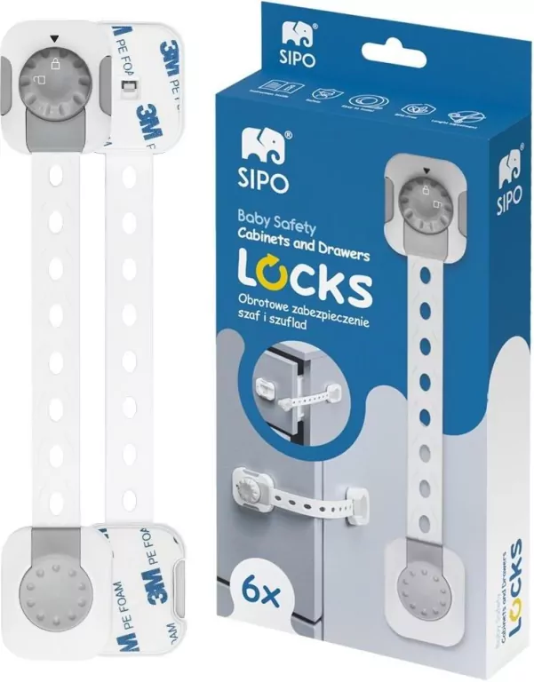 Zabezpieczenia do szaf i szuflad smart lock - tantis.pl