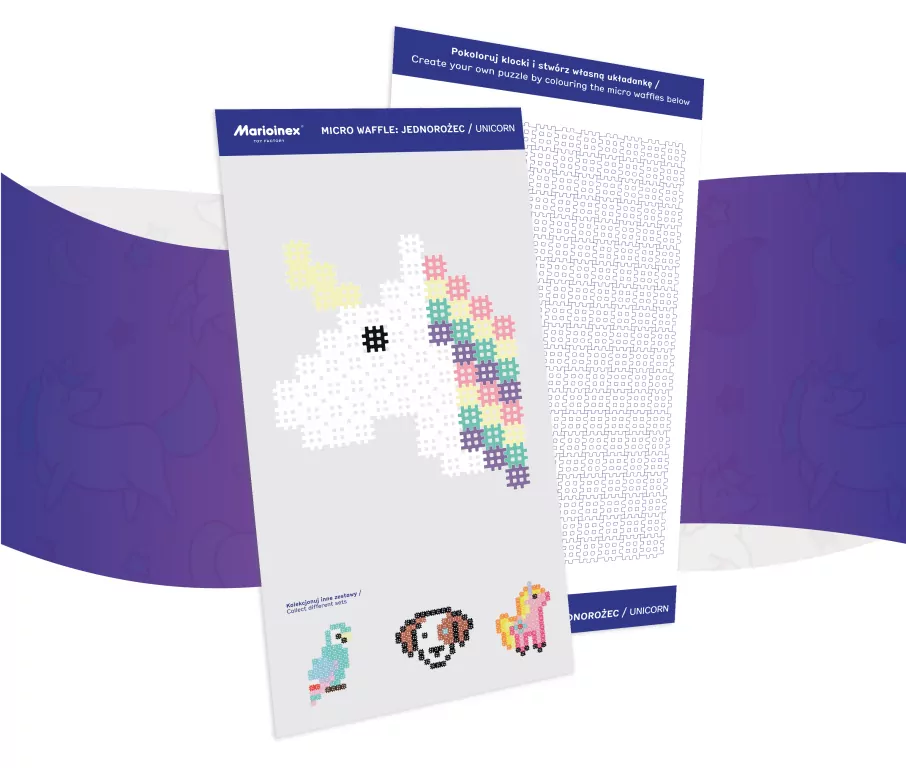 Micro Waffle 80. Jednorożec - tantis.pl