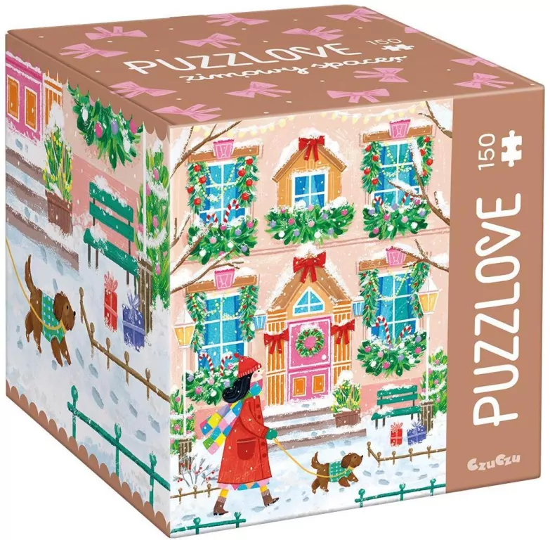CzuCzu. Puzzlove. Zimowy spacer 150 el. - tantis.pl