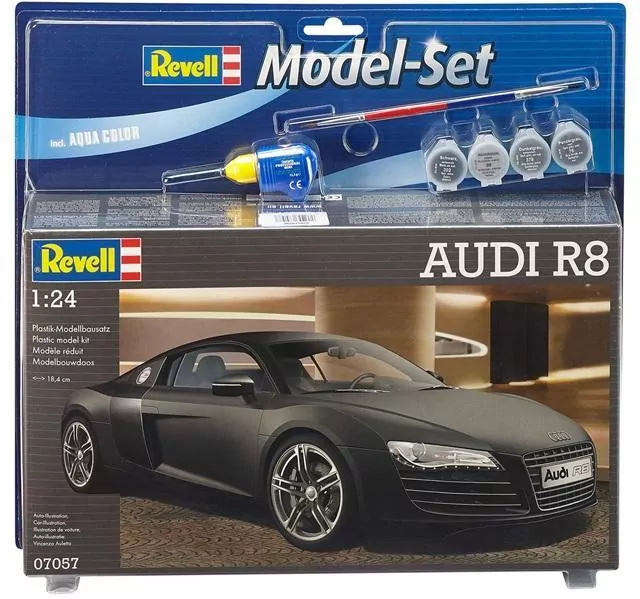 Audi R8 Black. Model samochodu 1:24 - tantis.pl