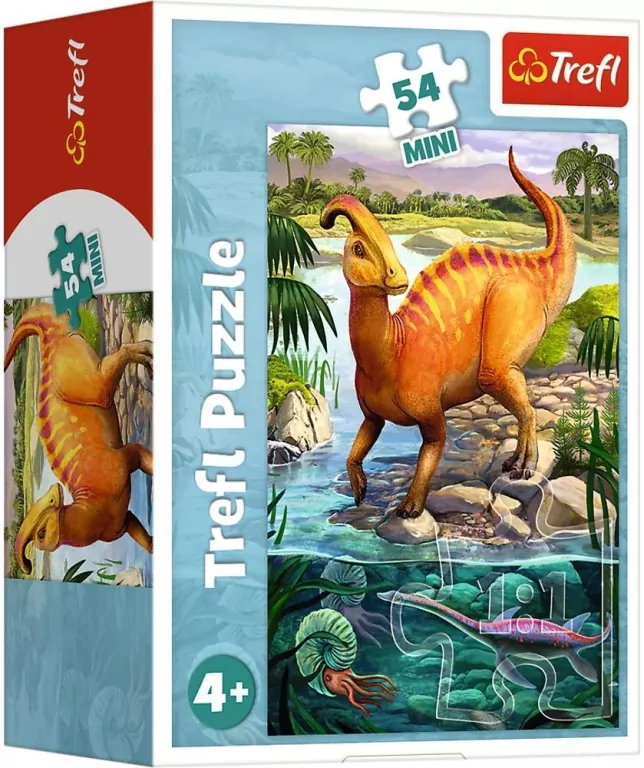 Puzzle 54 mini Niesamowite dinozaury 3 TREFL - tantis.pl