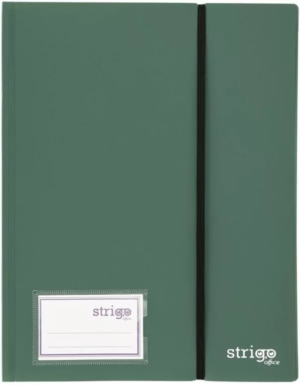 Album ofertowy A4 40kosz. z gumką c.zielony STRIGO - tantis.pl
