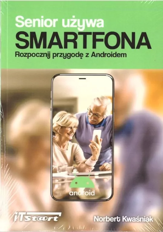 Senior używa smartfona - tantis.pl